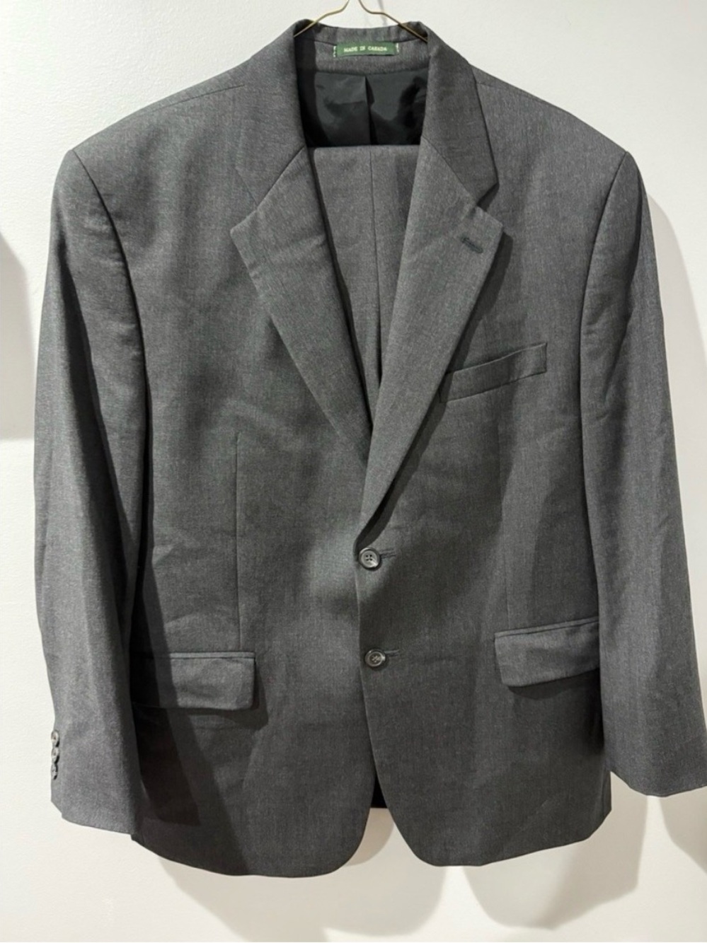 Ralph Lauren Charcoal Gray Two-Button Men's Blazer